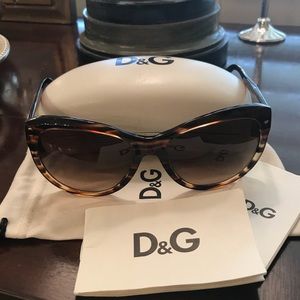 D&G Tortoise Shell Sunglasses